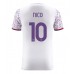 Fiorentina Nicolas Gonzalez #10 Venkovní Dres 2023-24 Krátkým Rukávem